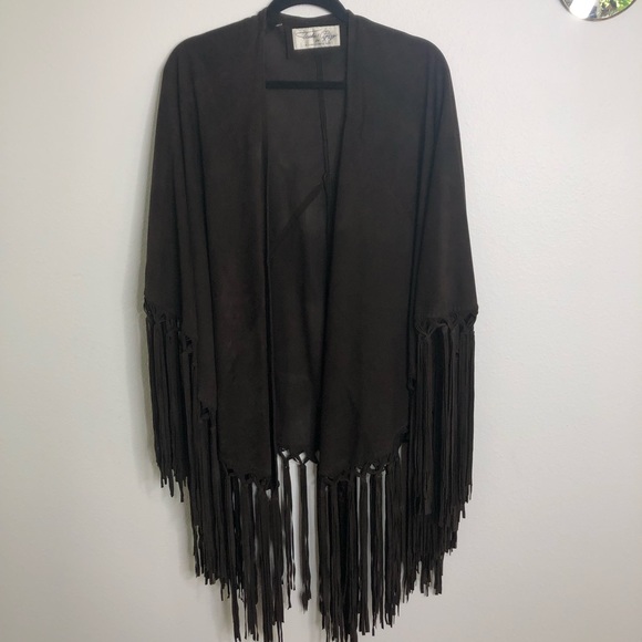 Tasha Polizzi Tops - Tasha Polizzi Suede Shawl